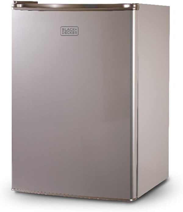 DECKER Compact Refrigerator & Countertop Microwave Oven with Sound On/Off - Image 2