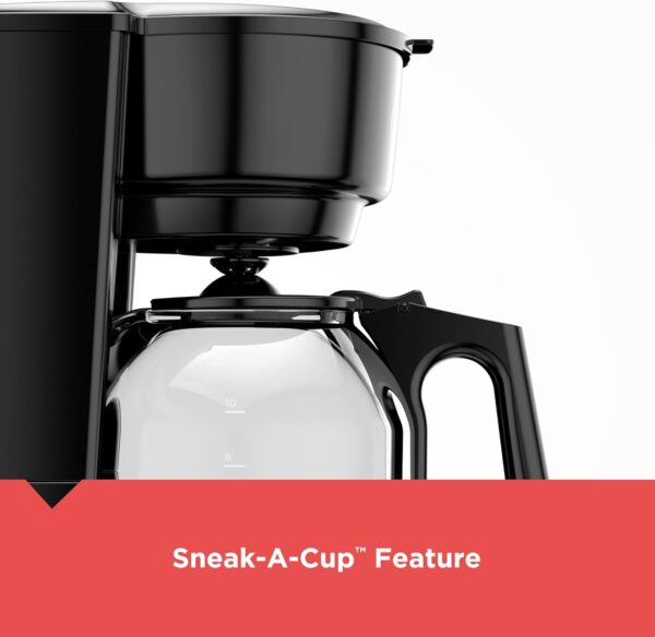 BLACK+DECKER 12-Cup Coffee Maker with Easy On/Off Switch - Image 2