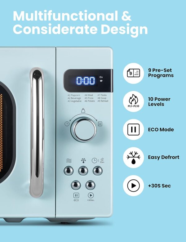 Retro Small Microwave Oven With Compact Size - Image 6