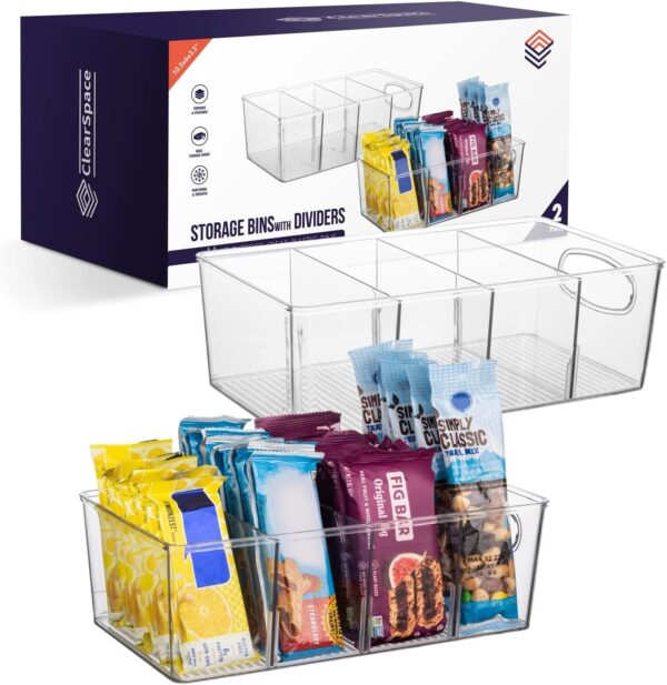 Pantry Organizers and Storage for Cabinet, Fridge & Snack