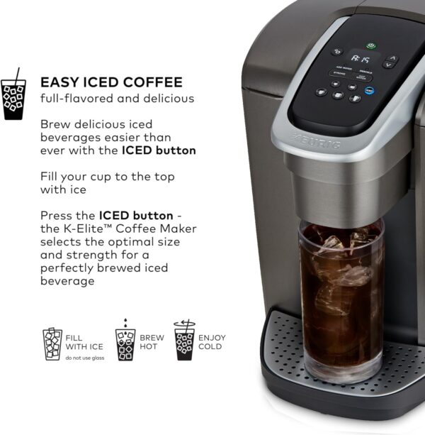 Keurig K-Elite Single Serve K-Cup Pod Coffee Maker - Image 5