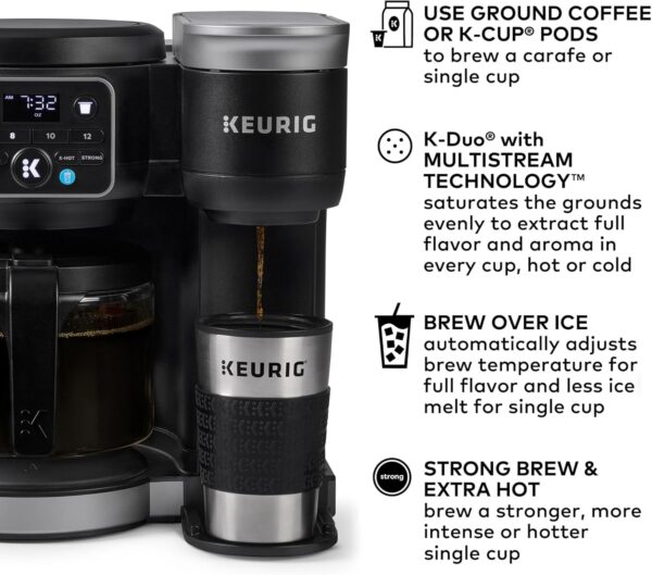 Keurig K-Duo Hot & Iced Single Serve Coffee Maker - Image 2