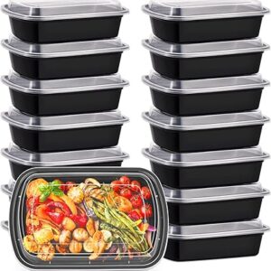 38oz Meal Prep Containers, Extra Large & Thick Food Storage Containers with Lids