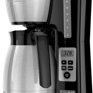 BLACK+DECKER Thermal Programmable Coffee Maker with Brew Strength