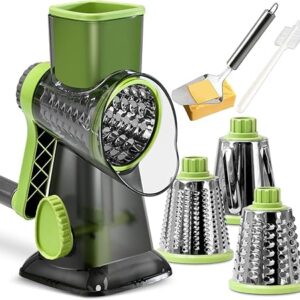 KEOUKE Rotary Cheese Grater with Handle