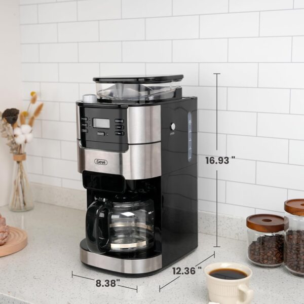 Gevi 10-Cup Drip Coffee Maker with Built-in Grinder - Image 6