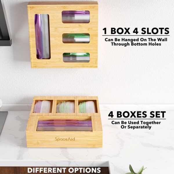 SpaceAid Bag Storage Organizer for Kitchen Drawer - Image 6