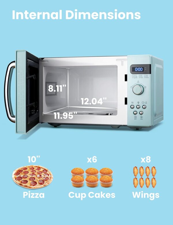 Retro Small Microwave Oven With Compact Size - Image 4