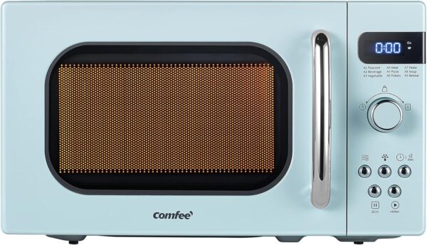 Retro Small Microwave Oven With Compact Size