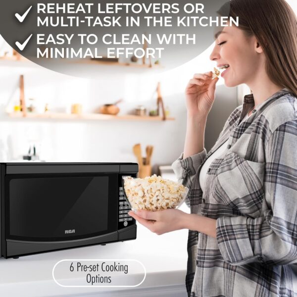Small  Compact Microwave Ovens for Small Spaces, Countertop, Apartment - Image 5