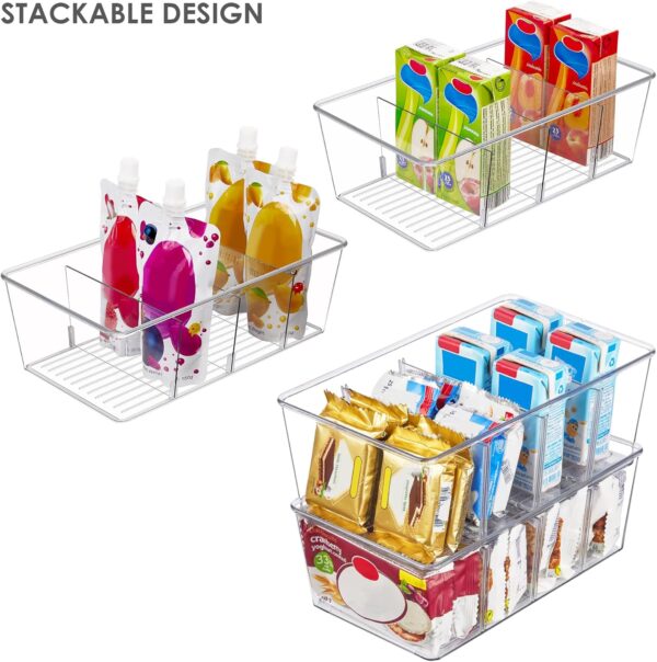 Vtopmart 8 Pack Food Storage Organizer Bins for Pantry, Kitchen, Fridge, Cabinet Organization and Storage - Image 5