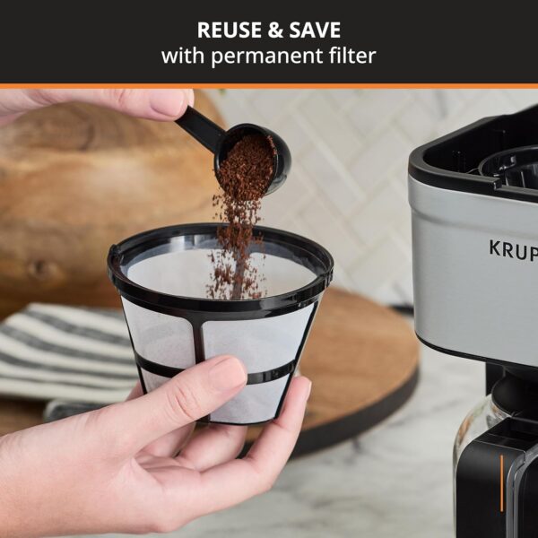 KRUPS Simply Brew Compact 5 Cup Coffee Maker - Image 5
