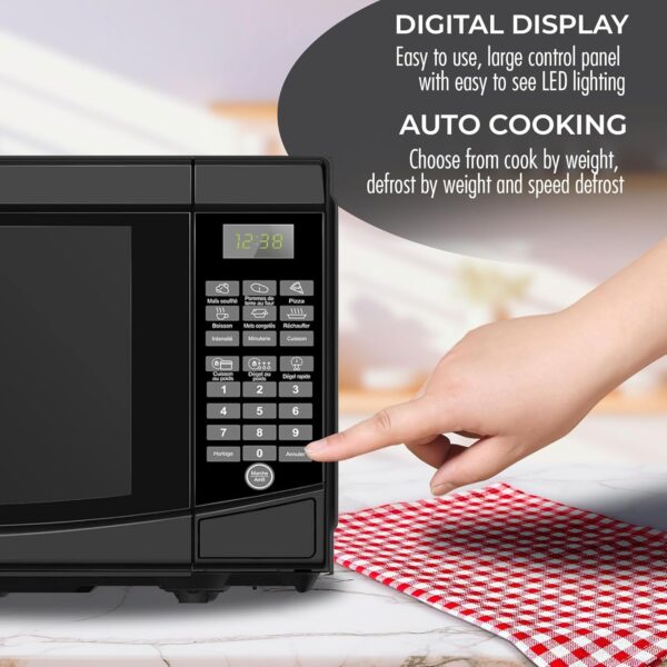 Small  Compact Microwave Ovens for Small Spaces, Countertop, Apartment - Image 6