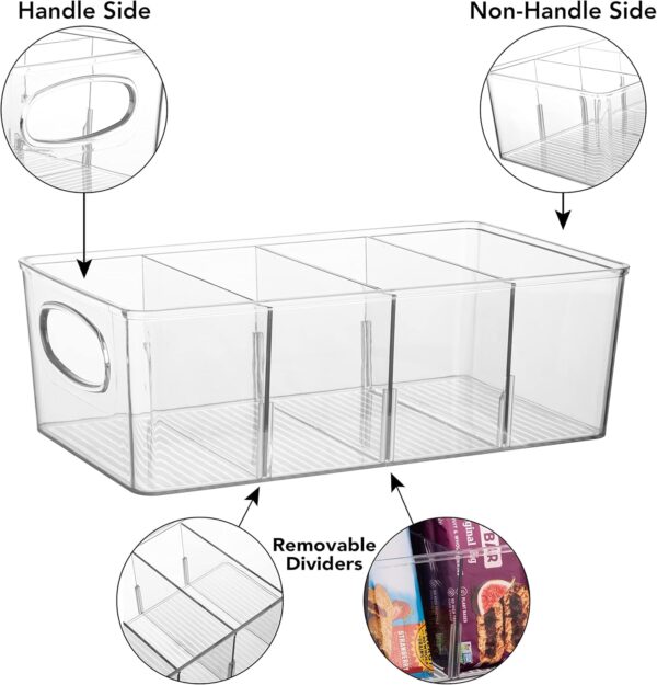 Pantry Organizers and Storage for Cabinet, Fridge & Snack - Image 2