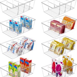 Vtopmart 8 Pack Food Storage Organizer Bins for Pantry, Kitchen, Fridge, Cabinet Organization and Storage